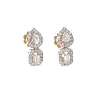 DIAMOND EARRING-000012090
