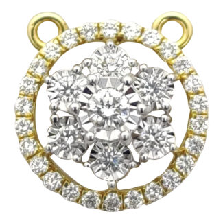 DIAMOND MANGALSUTRA PENDANT-000011433