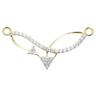 DIAMOND MANGALSUTRA PENDANT-000011395