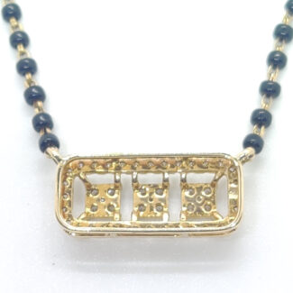 DIAMOND MANGALSUTRA PENDANT-000011742