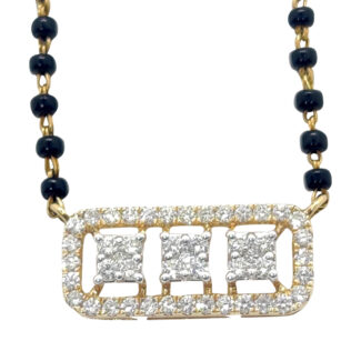 DIAMOND MANGALSUTRA PENDANT-000011645