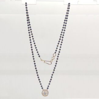 DIAMOND MANGALSUTRA PENDANT-000011592