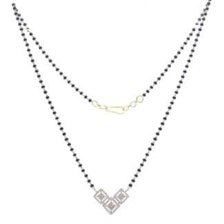 DIAMOND MANGALSUTRA PENDANT-000011700