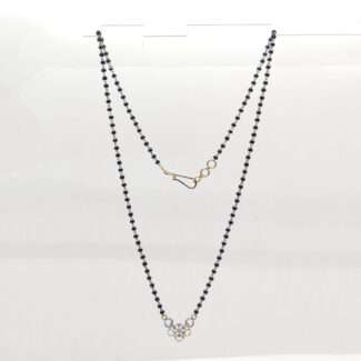 DIAMOND MANGALSUTRA PENDANT-000011586