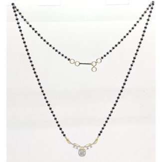 DIAMOND MANGALSUTRA PENDANT-000011564