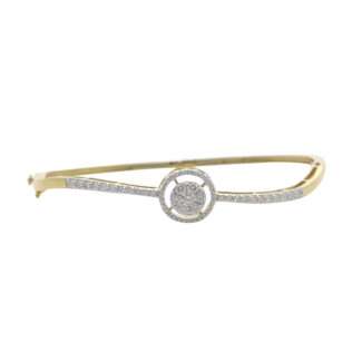 DIAMOND OVAL BANGLE-000011636