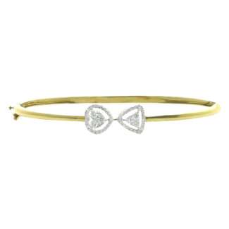 DIAMOND OVAL BANGLE-000011744